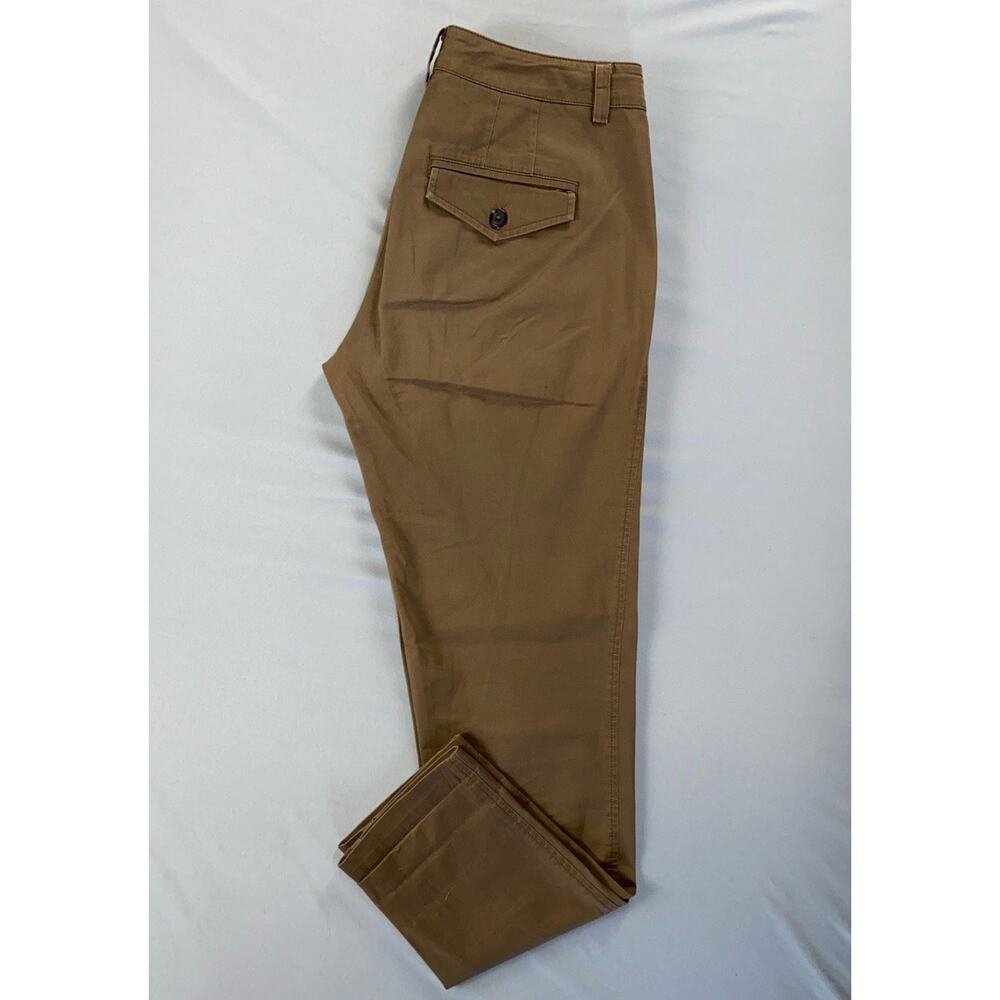 Vince V0374 Stonewash Boyfriend Trouser Chino Pants. Brown, Women's 0. GUC!